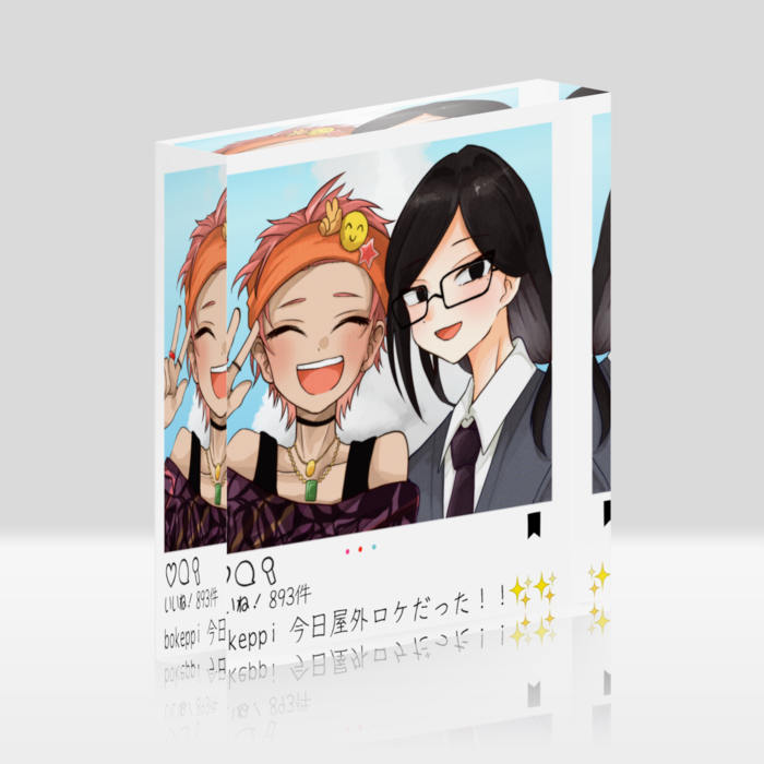 アクリルブロック - 100x100mm