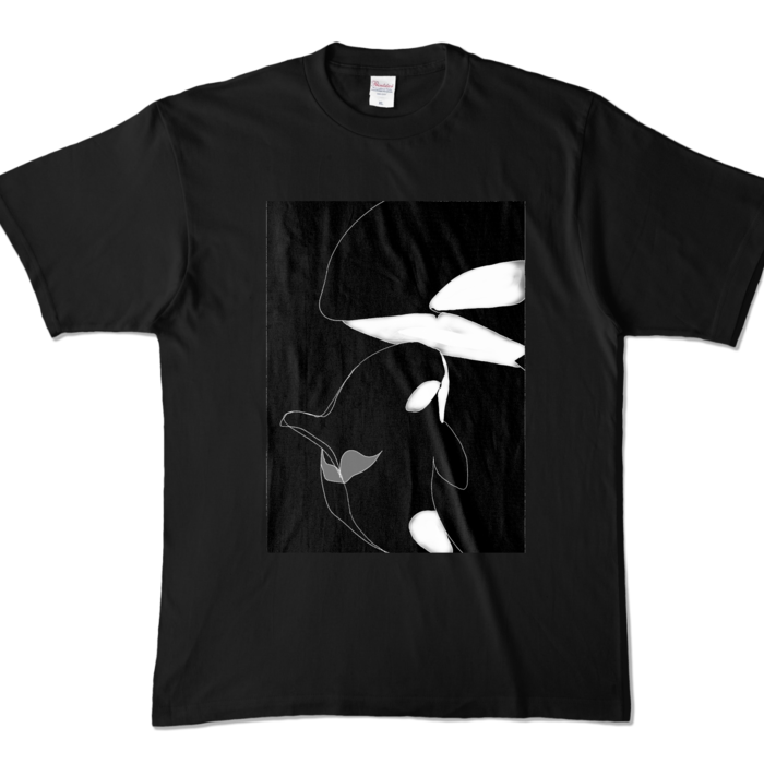 カラーTシャツ - XL - ブラック (濃色)