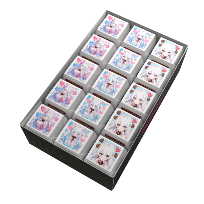 DECOチョコ - 列ごとにデザイン