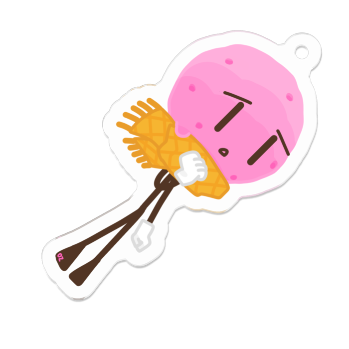 アクリルキーホルダー - 50 x 50 (mm)