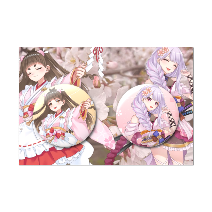 缶バッジセット - 2個セット