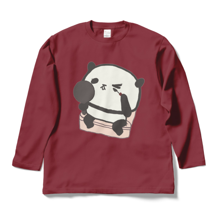 ロングスリーブTシャツ - L - バーガンディ