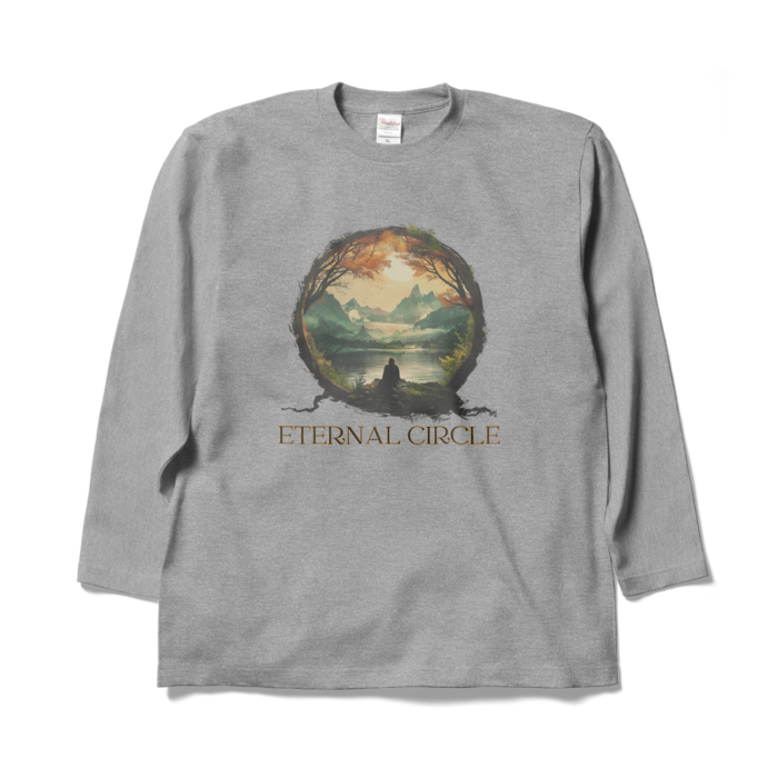 ロングスリーブTシャツ - XL - 杢グレー