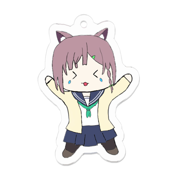 アクリルキーホルダー - 50 x 50 (mm)