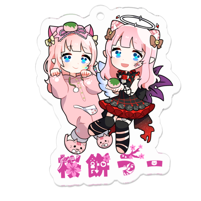 アクリルキーホルダー - 50 x 50 (mm)