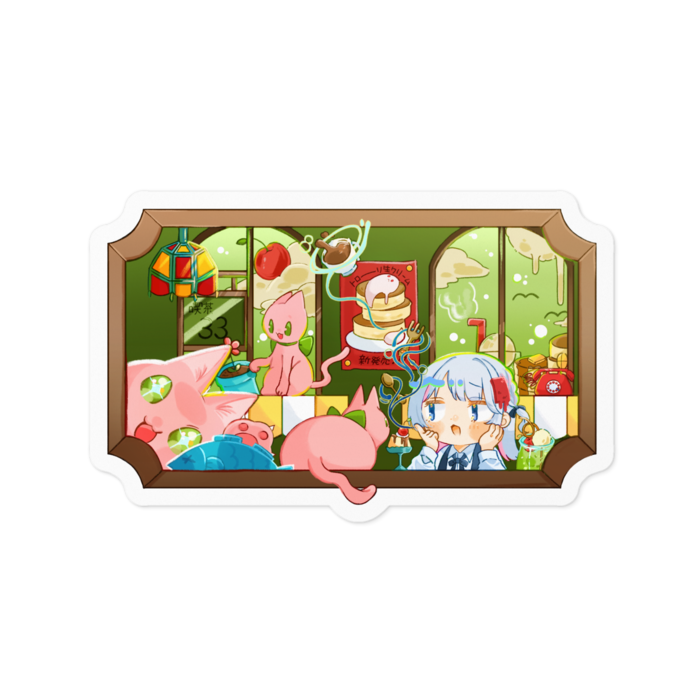 ステッカー - 100 x 100 (mm)