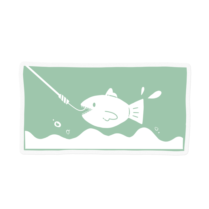 ステッカー - 100 x 100 (mm)