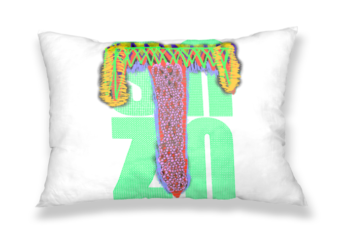 枕カバー - 43x63cm - 両面
