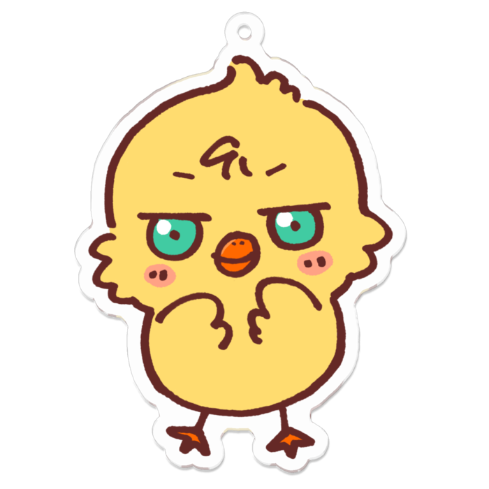 アクリルキーホルダー - 70 x 70 (mm)