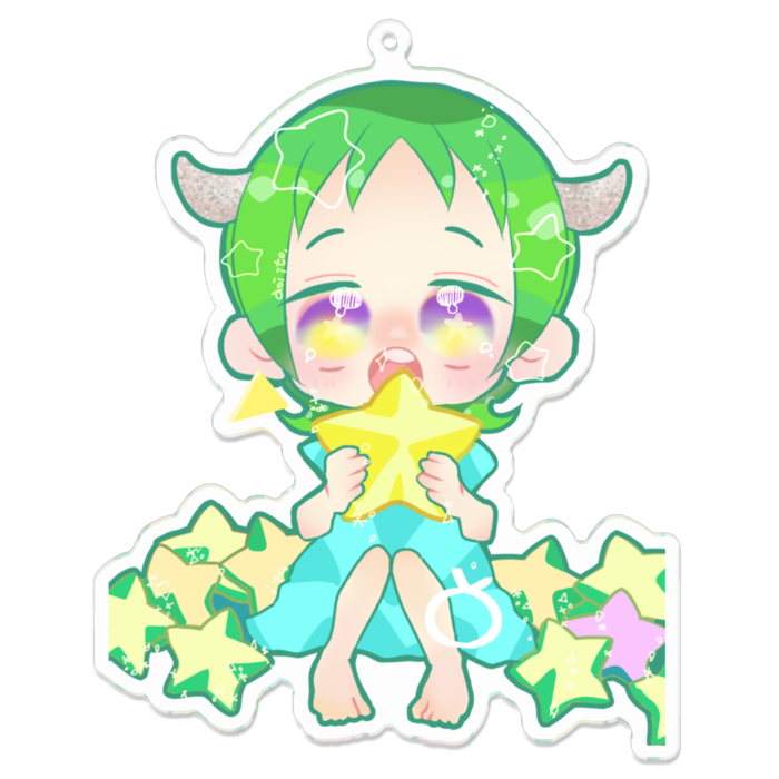 アクリルキーホルダー - 100 x 100 (mm)