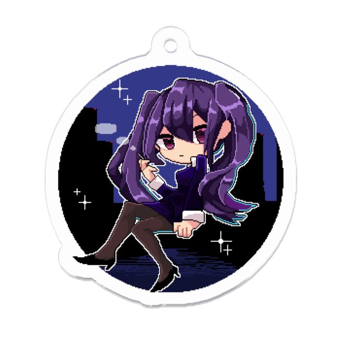 アクリルキーホルダー - 50 x 50 (mm)