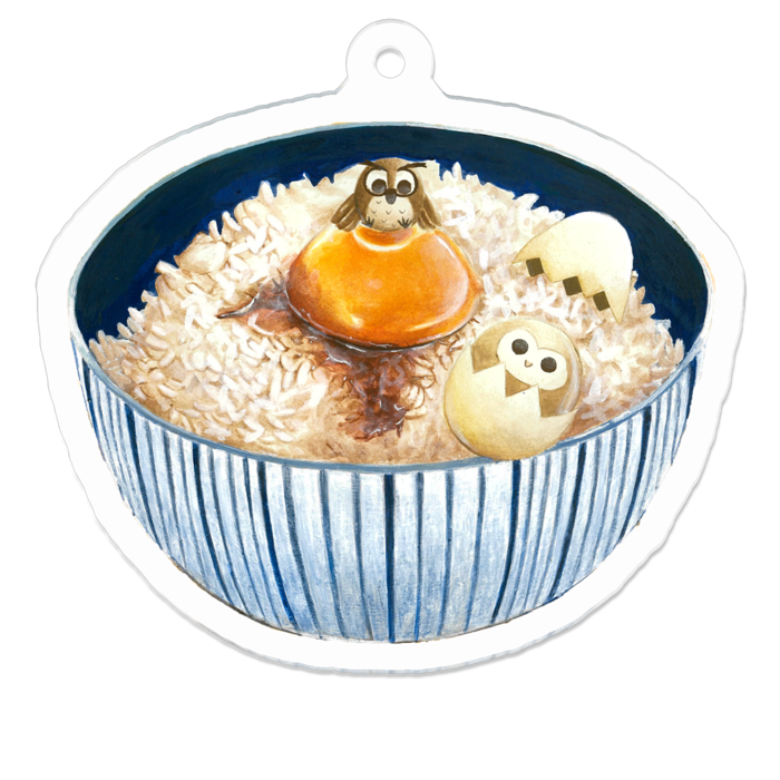 アクリルキーホルダー - 50 x 50 (mm)