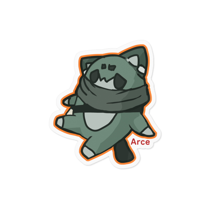 ステッカー - 100 x 100 (mm)