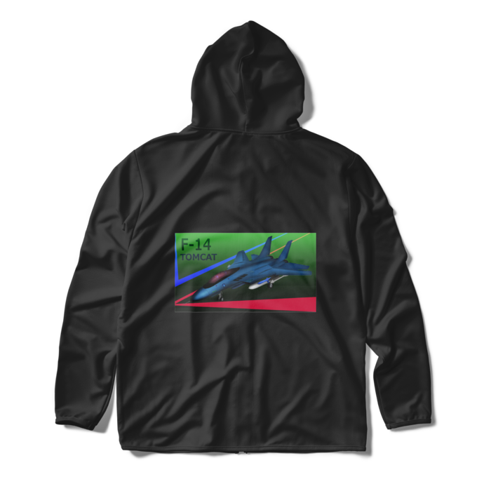 ジップパーカー - XL - ブラック