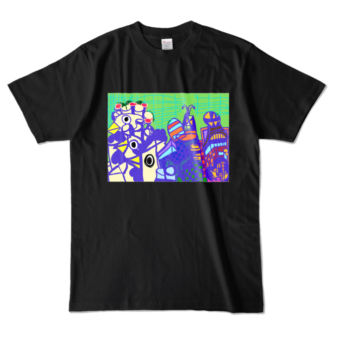 カラーTシャツ - L - ブラック (濃色)