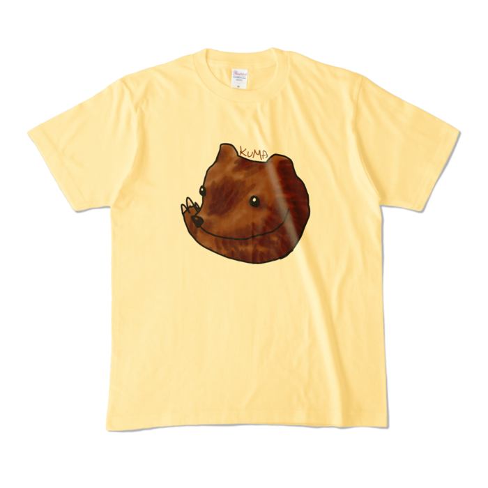 カラーTシャツ - M - ライトイエロー (淡色)