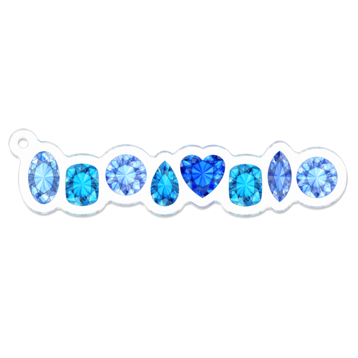 アクリルキーホルダー - 70 × 70 (mm)