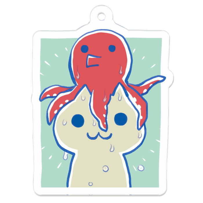 アクリルキーホルダー - 50 x 50 (mm)