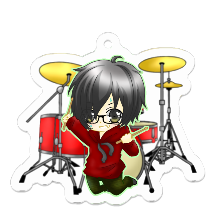 アクリルキーホルダー - 50 x 50 (mm)