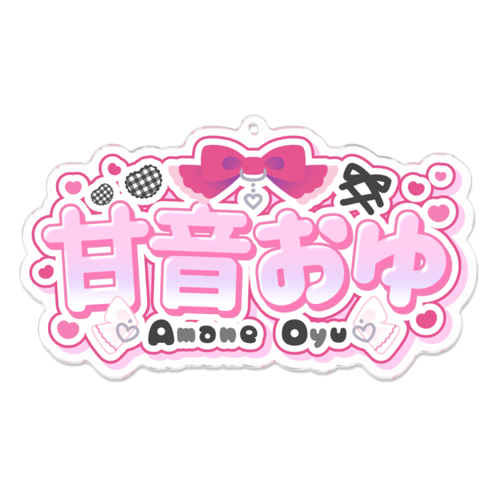 アクリルキーホルダー - 100 x 100 (mm)
