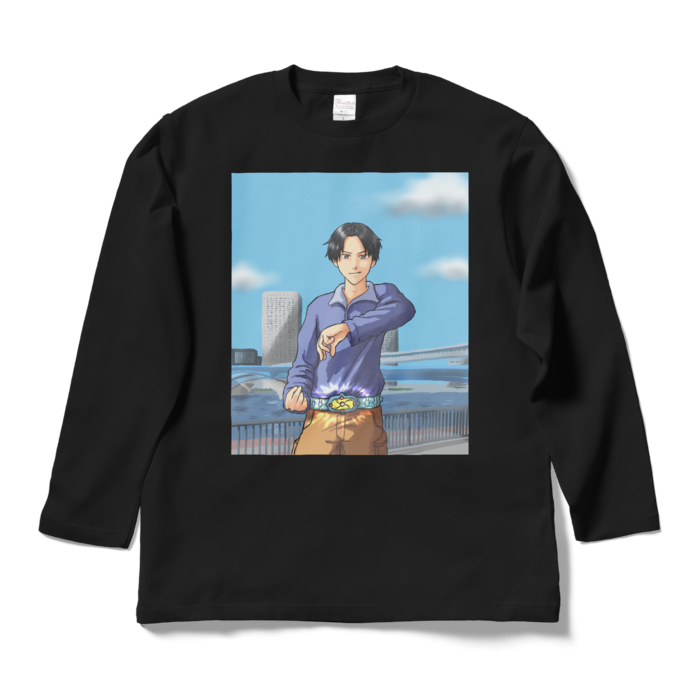 ロングスリーブTシャツ - L - ブラック