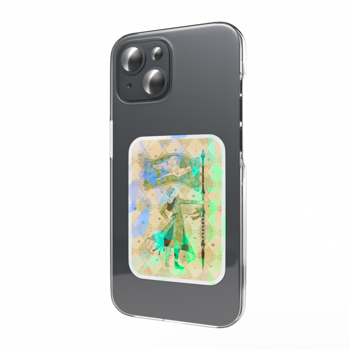 ホログラムスマホステッカー - 縦