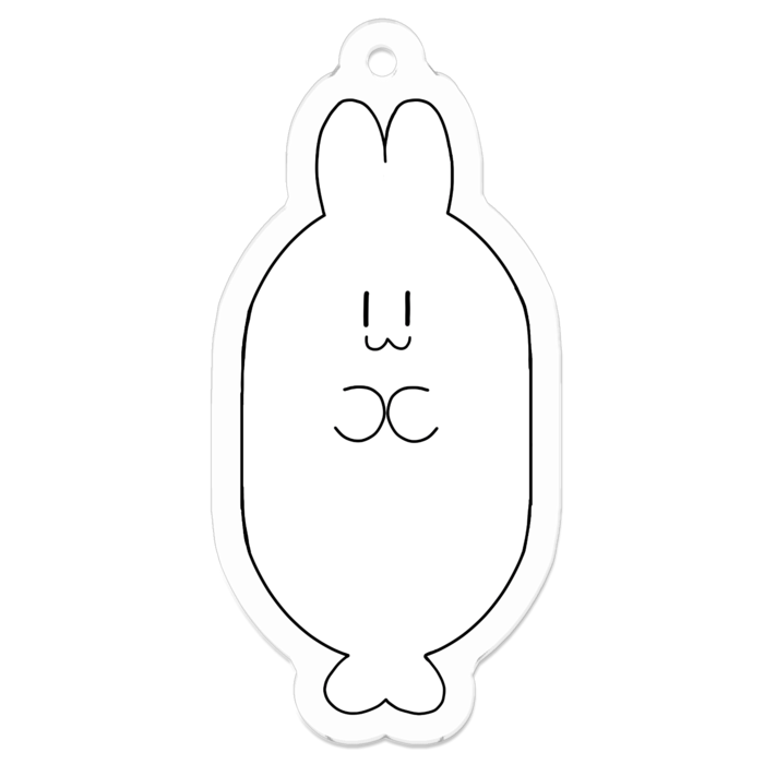アクリルキーホルダー - 50 x 50 (mm)