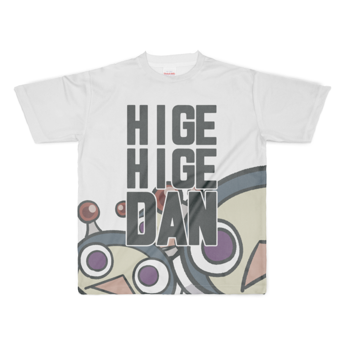 フルグラフィックTシャツ - XL - 正面印刷のみ