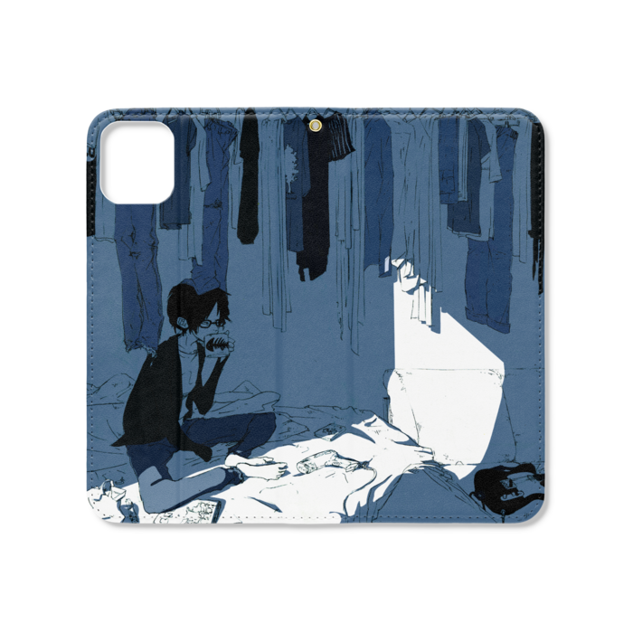 手帳型iPhoneケース（ベルトなし） - iPhone 11 Pro Max - ストラップ穴 あり