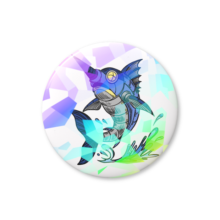 ホログラム缶バッジ - 44mm