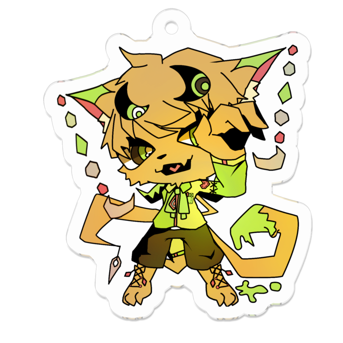 アクリルキーホルダー - 50 x 50 (mm)