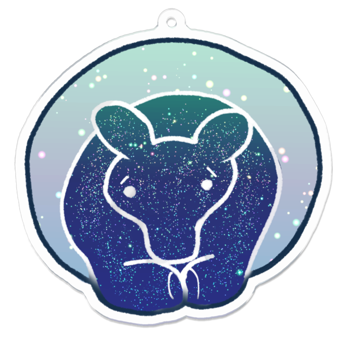 アクリルキーホルダー（コーティング） - 70 x 70 (mm)