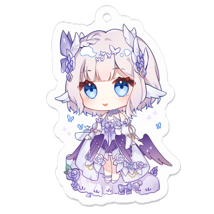 アクリルキーホルダー - 50 x 50 (mm)