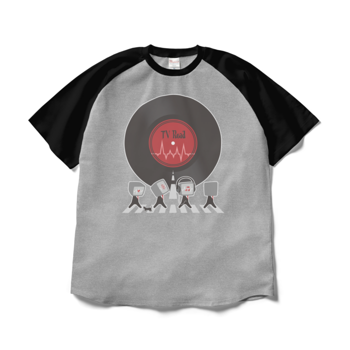 【ＸＬ】杢グレー×ブラック