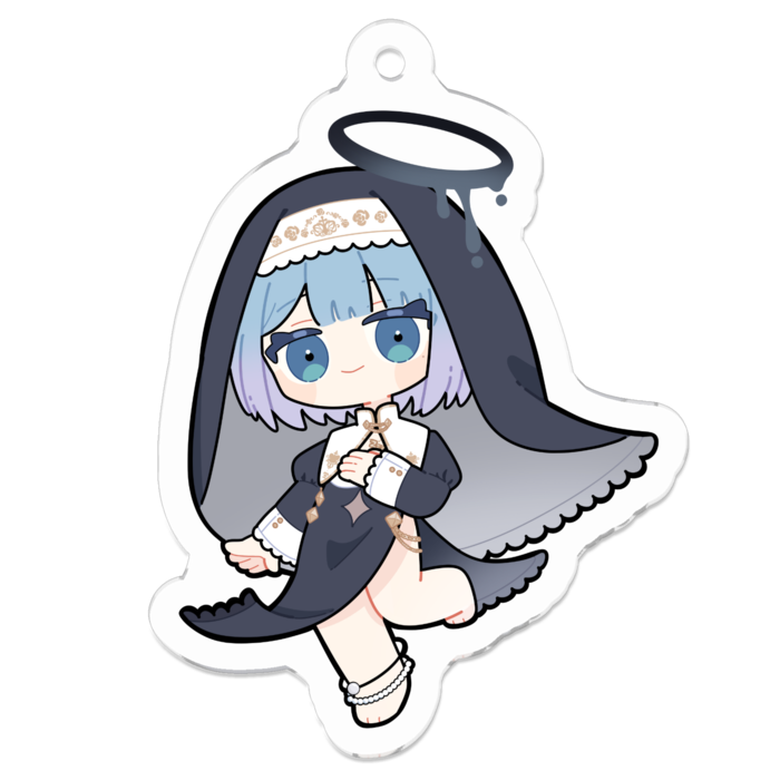 アクリルキーホルダー - 50 x 50 (mm)