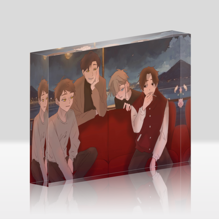 アクリルブロック - 148x100mm(ホワイト)