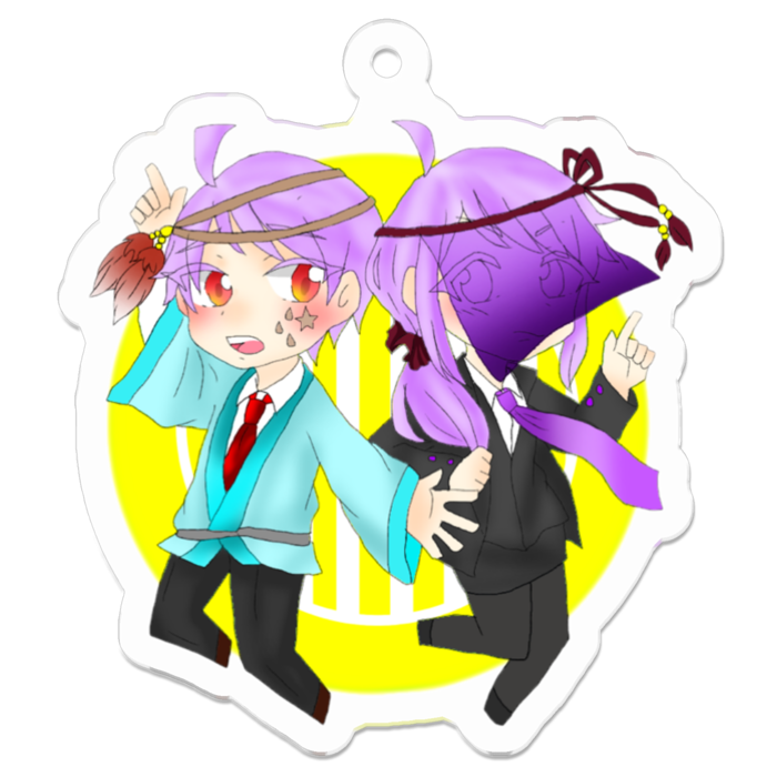 アクリルキーホルダー - 50 x 50 (mm)