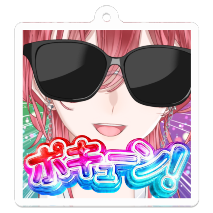 アクリルキーホルダー - 50 x 50 (mm)