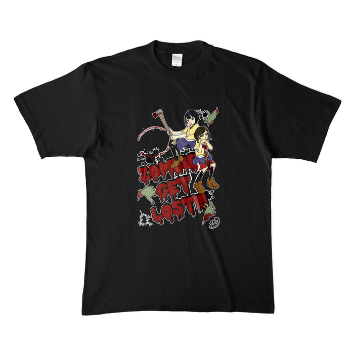 カラーTシャツ(濃色) - XL - ブラック