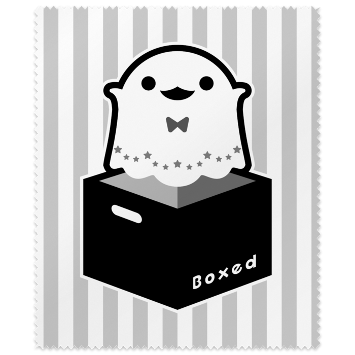 メガネ拭き白：明