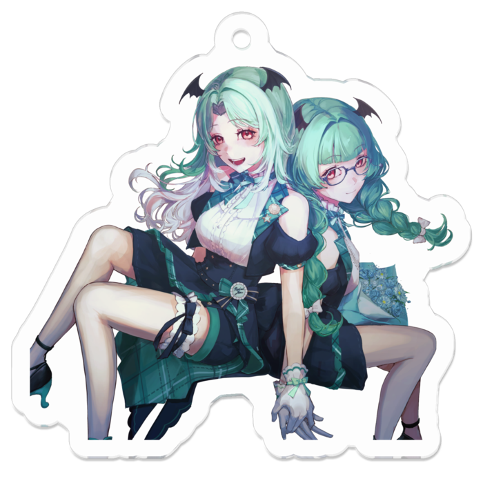 アクリルキーホルダー - 50 x 50 (mm)