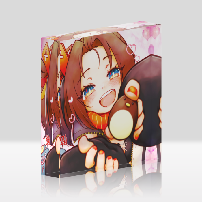 クリアver. アクリルブロック - 100x100mm