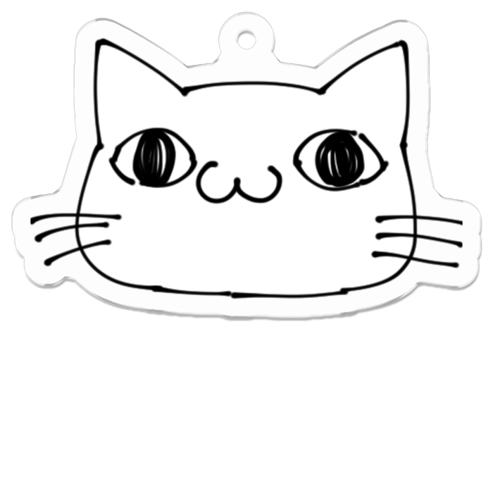 アクリルキーホルダー - 50 x 50 (mm)