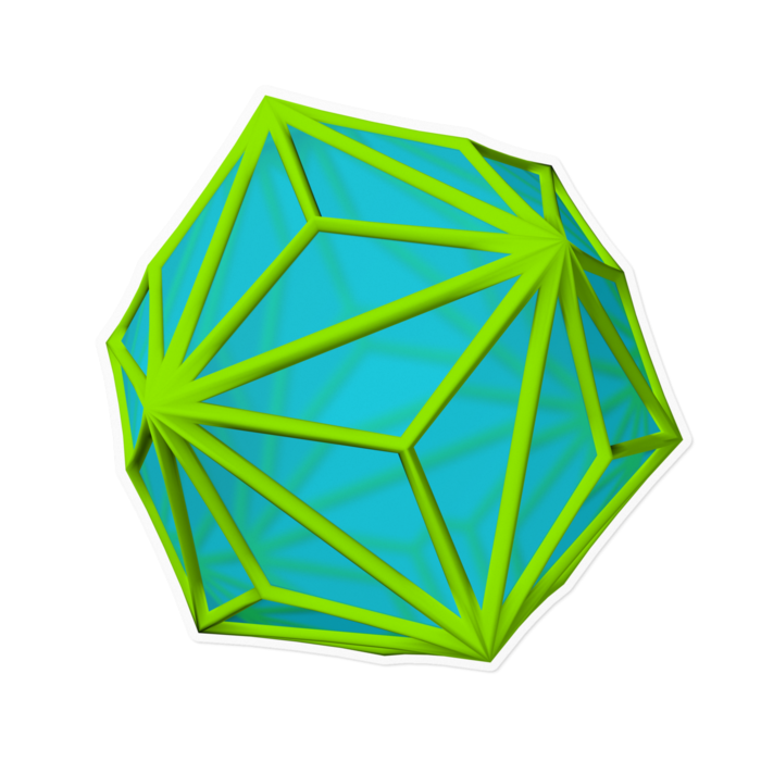 ステッカー - 160 x 160 (mm)