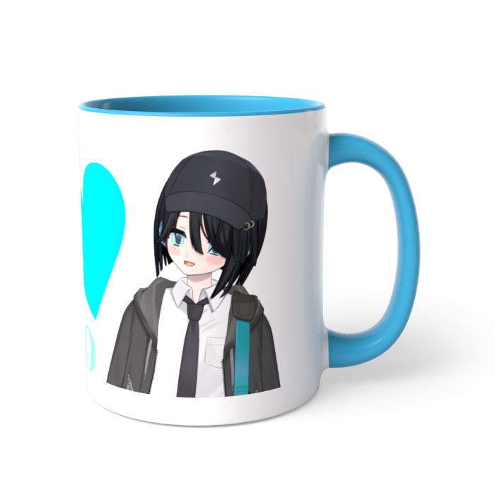 ツートンカラーマグカップ - 直径 8.2cm / 高さ 9.5cm