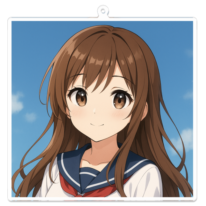 アクリルキーホルダー - 100 x 100 (mm)