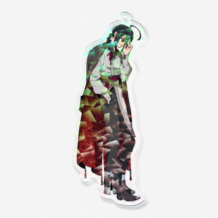 ホログラムアクリルキーホルダー - 100 × 100mm