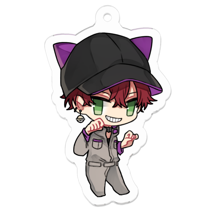 アクリルキーホルダー - 50 x 50 (mm)