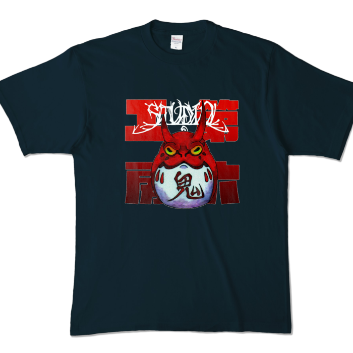 カラーTシャツ - XL - ネイビー (濃色)