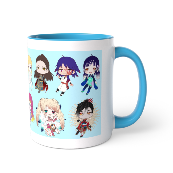 ツートンカラーマグカップ - 直径 8.2cm / 高さ 9.5cm